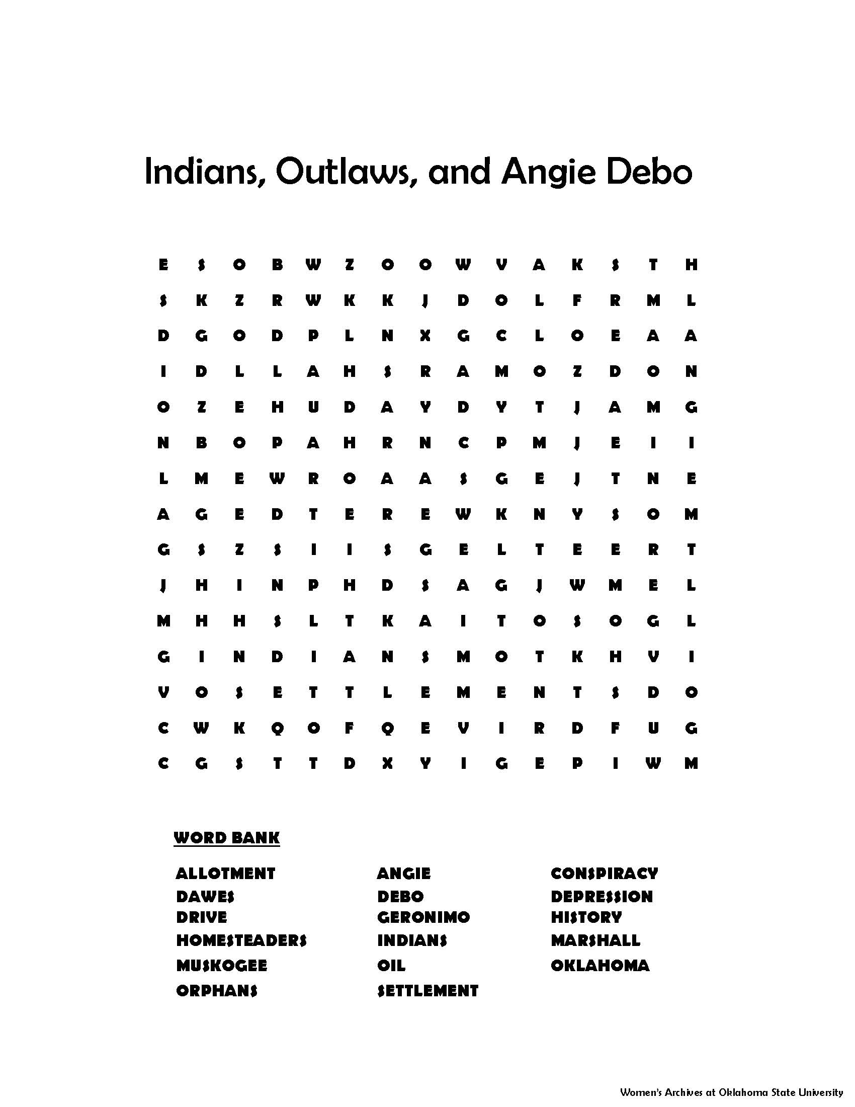 WordSearch Puzzle